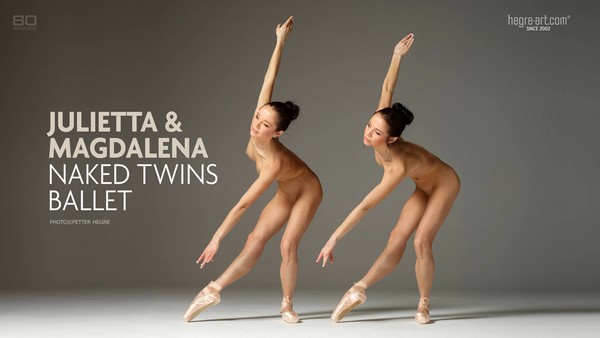 [Hegre-Art] Julietta & Magdalena - Naked Twins Ballet