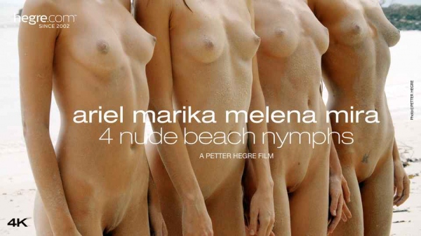 [Hegre-Art] Ariel, Marika, Melena, Mira - 4 Nude Beach Nymphs