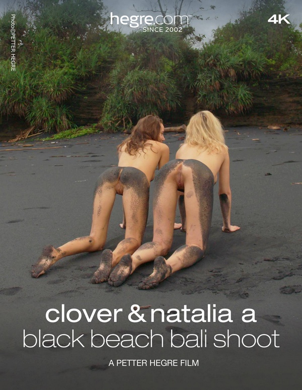 [Hegre-Art] Clover And Natalia A Black Beach Bali Shoot