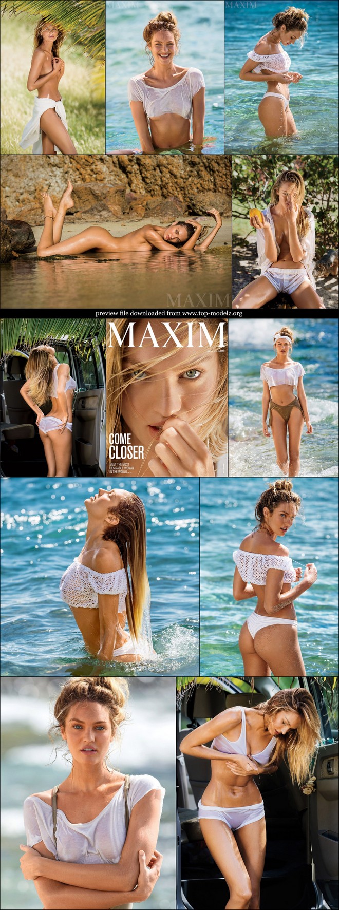 Candice Swanepoel - Maxim US, March 2015 / by Gilles Bensimon