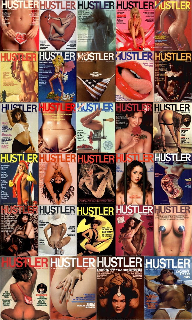 Hustler Magazine - Year 1974-1979 / Complete PDF Pack