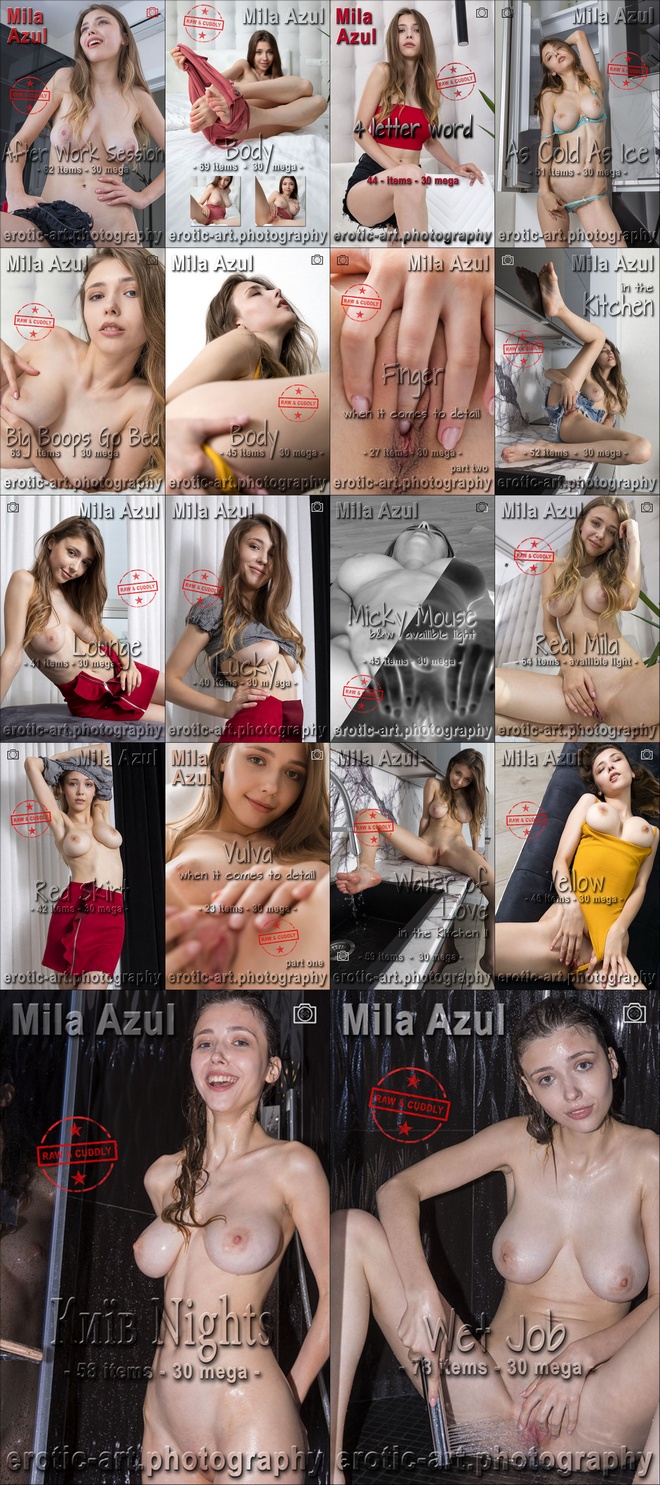 Mila Azul - Erotic-Art - Photo and Video Pack 2019-2021