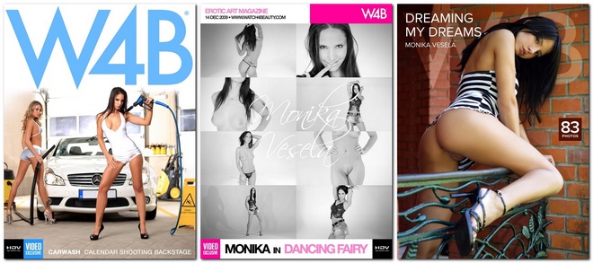 Monika Vesela - W4B - Photo and Video Pack 2005-2014