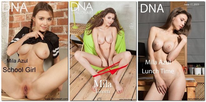 Mila Azul - DeNudeArt - Photoset Pack 2017-2023