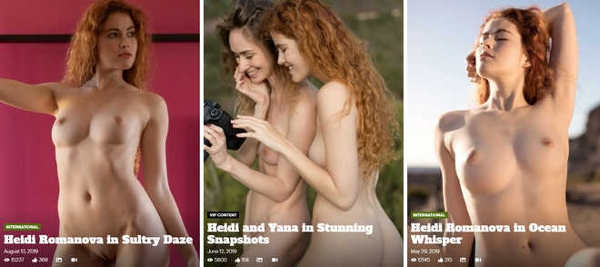 Heidi Romanova - iStripper - PB-PLUS  - Photoset Pack 2015-2023