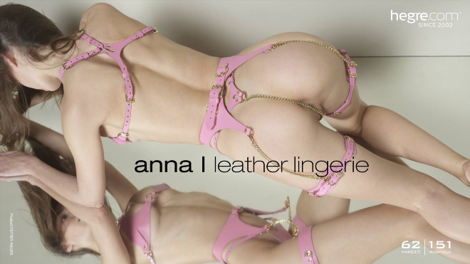 [Hegre-Art] Anna L - Leather Lingerie