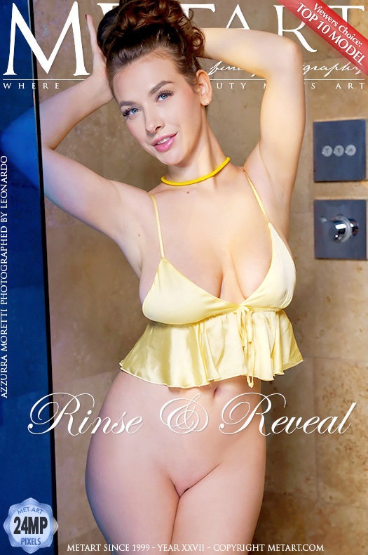[Met-Art] Azzurra Moretti - Rinse and Reveal